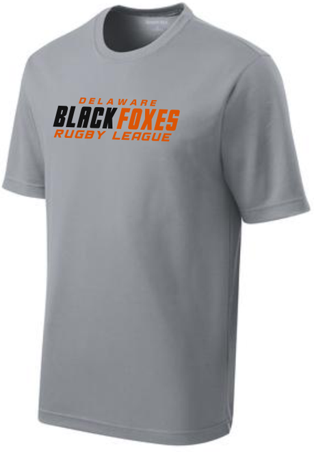 Black Foxes Performance Tee, Gray