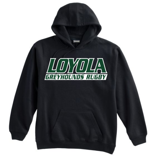 Loyola Men's Rugby Hoodie, Black