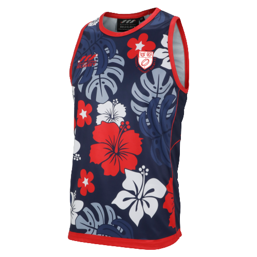 Cornell Graduate Rugby SRS Patriotic Hawaiian Singlet
