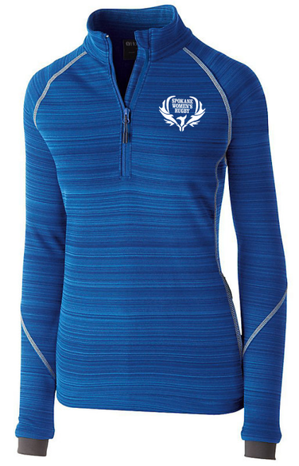 Spokane WRFC 1/2-Zip Performance Fleece Pullover, Royal