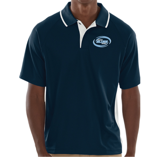 Elizabethtown Blues Performance Polo, Navy/White