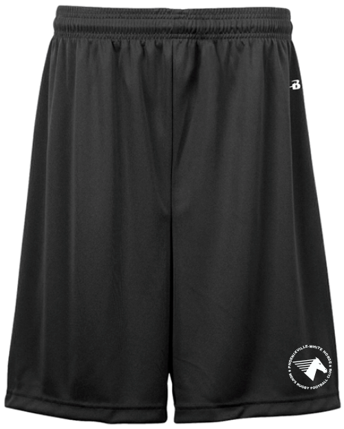 White Horse RFC Gym Short, Black