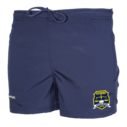 NYSRRS Pocketed Performance Rugby Shorts, Navy