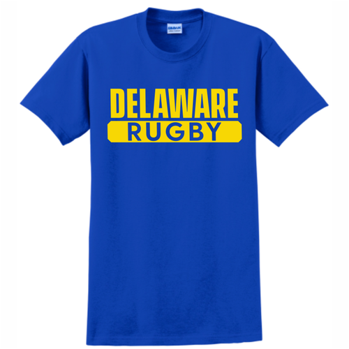 Delaware Rugby Tee, Royal Blue