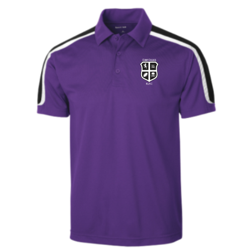 Curry College RFC Performance Polo, Purple