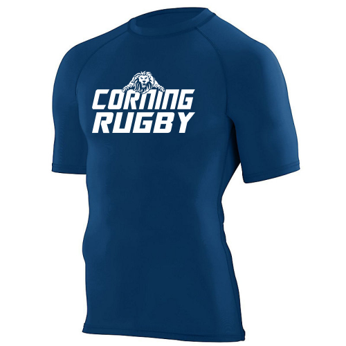 Corning Rugby Compression Shirt, Navy