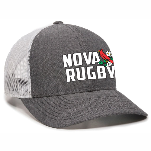 NOVA RFC White Mesh-Back Adjustable Hat