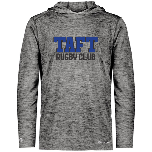 Taft Rugby Hooded Performance Tee, Black