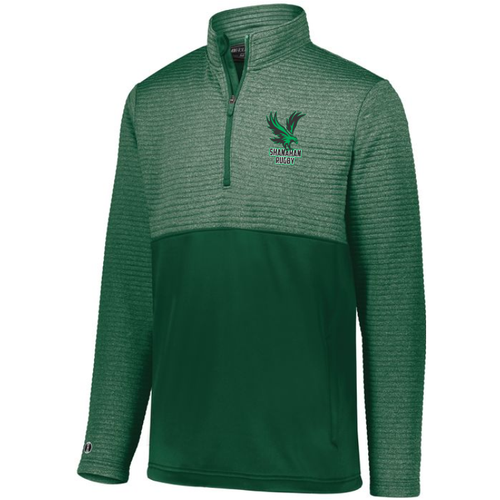 Bishop Shanahan 1/2-Zip Quilted Pullover, Green