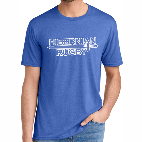 Hibernian Rugby Triblend T-Shirt, Royal Frost