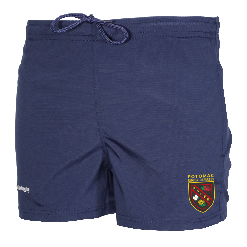 Potomac Referees Pocketed Performance Rugby Shorts, Navy