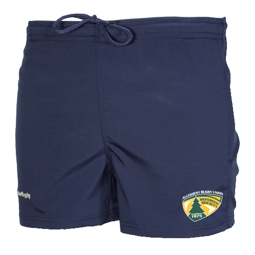 Allegheny Referees Pocketed Performance Rugby Shorts, Navy