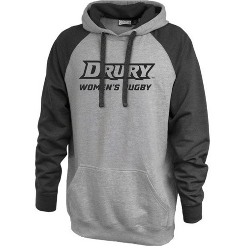 Drury WRFC Vintage Hoodie, Black