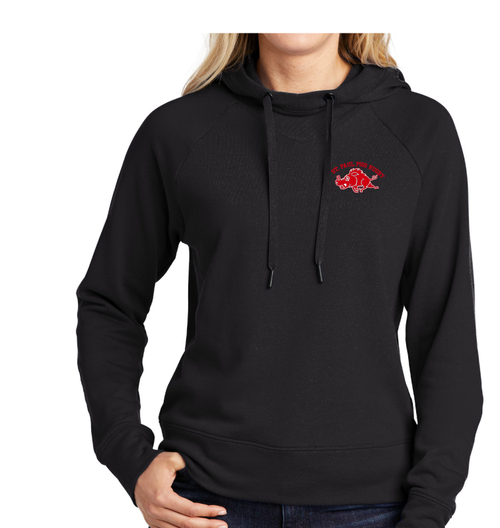 St. Paul Pigs Ladies-Cut French Terry Hoodie
