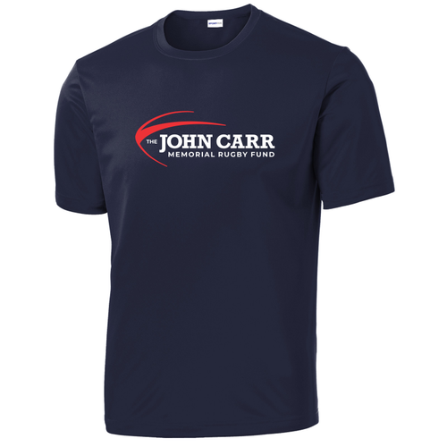John Carr Memorial Rugby Fund Performance Tee, Navy