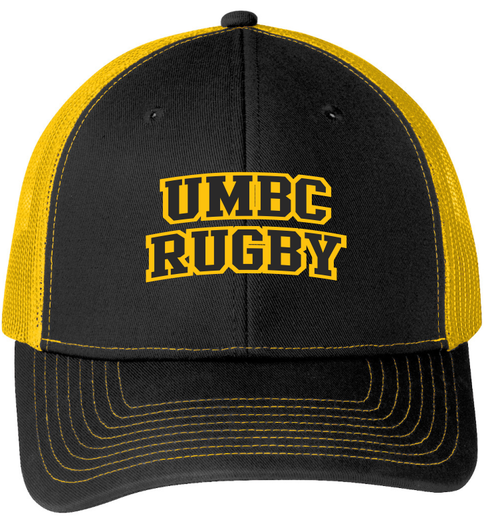 UMBC Men's Rugby Adjustable Mesh-Back Hat