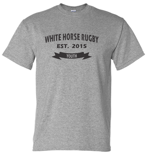 White Horse Youth Rugby CottonTee, Sport Gray