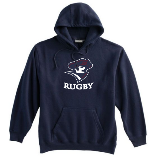 New York Maritime Rugby Mariner Logo Hoodie, Navy