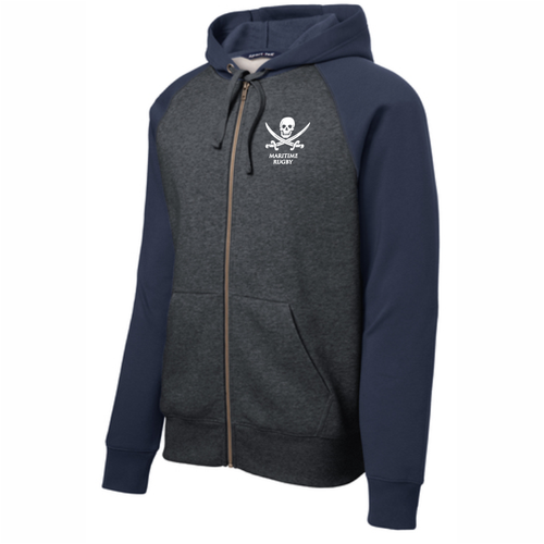 New York Maritime Rugby Full Zip Hoodie