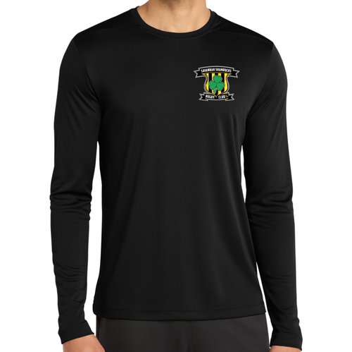 Savannah Shamrocks Rugby LS Performance T-Shirt, Black