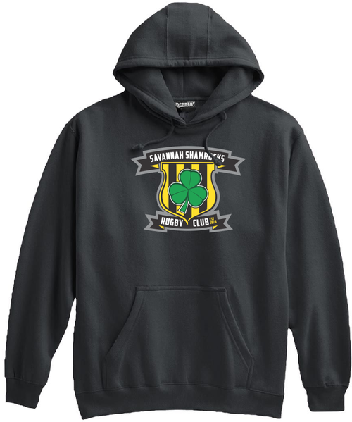 Savannah Shamrocks Rugby Hoodie, Black