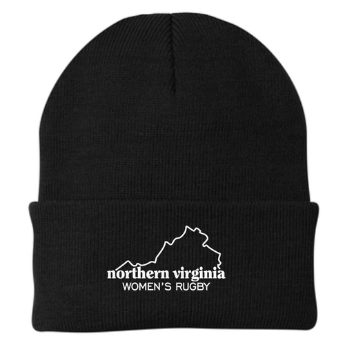 NOVA WRFC Cuffed Beanie, Black