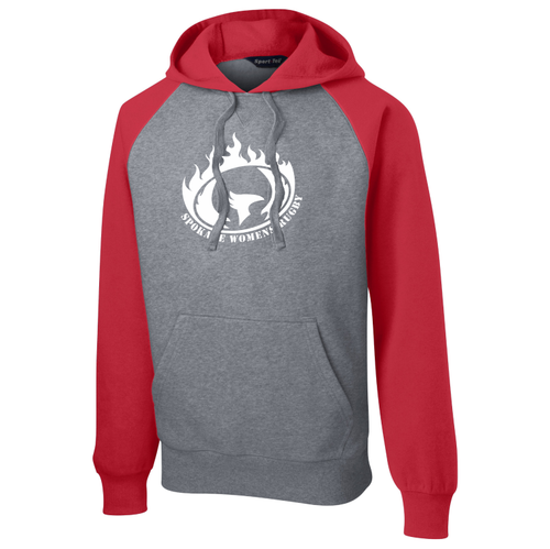 Spokane WRFC Vintage Hoodie, Red