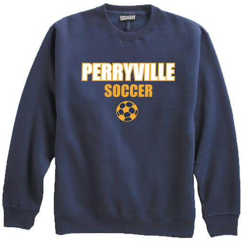 Perryville MS Soccer Crewneck, Navy