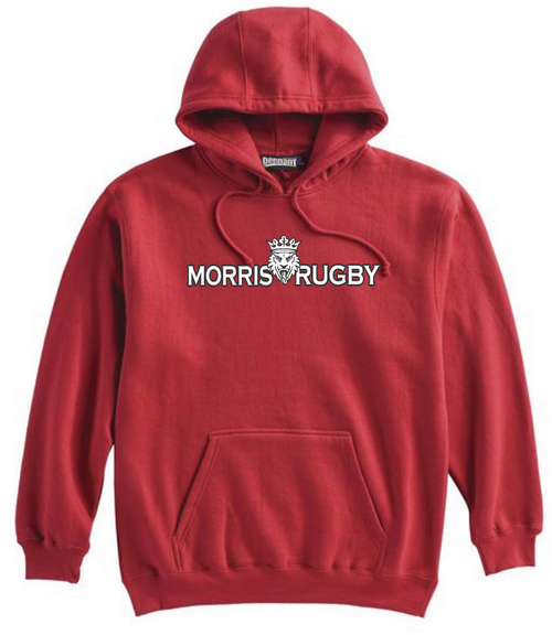 Morris Fleece Hoodie, Red