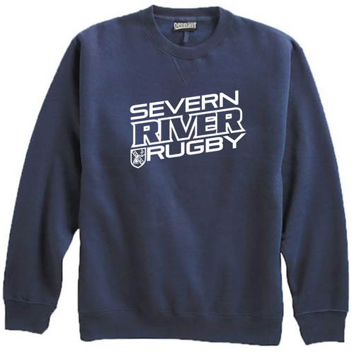 Severn River Crewneck Fleece, Navy