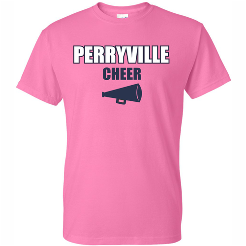 Perryville MS Cheer T-Shirt, Pink