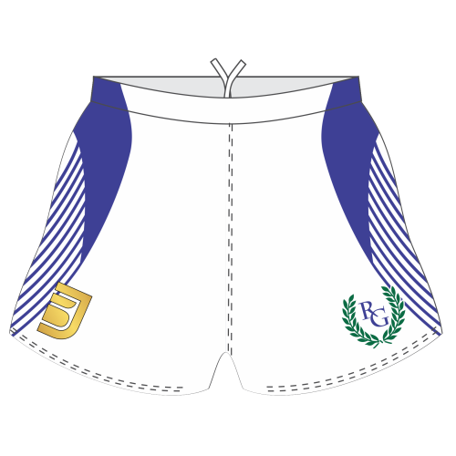 Rocky Gorge Custom Sublimated Team Shorts, White