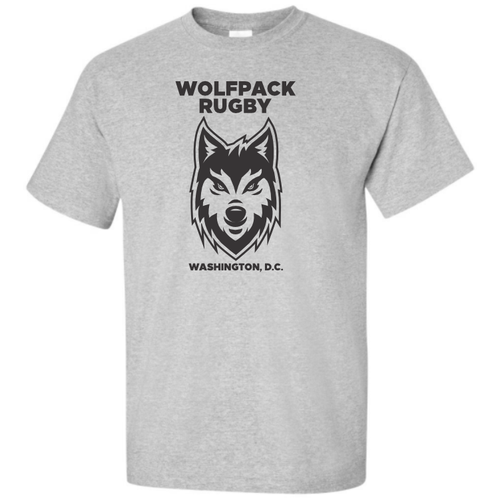 DC Wolfpack Rugby Cotton T-Shirt, Gray