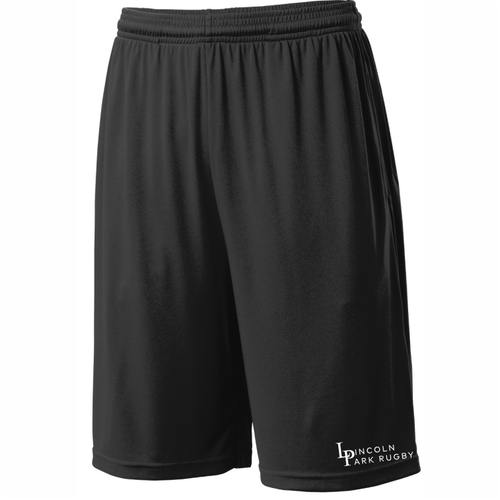 Lincoln Park RFC Athletic Shorts, Black 9" Inseam