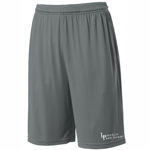 Lincoln Park RFC Athletic Shorts, Gray 9" Inseam