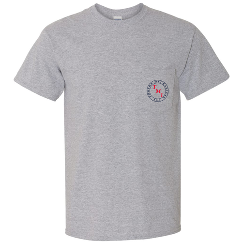 TMI Pocketed Tee, Sport Gray