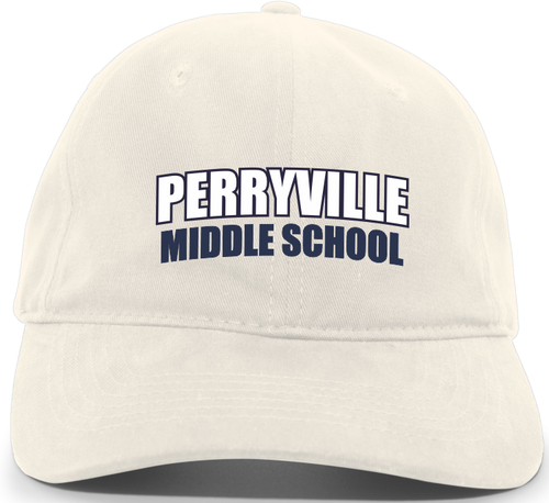 Perryville MS Adjustable Twill Hat, Khaki