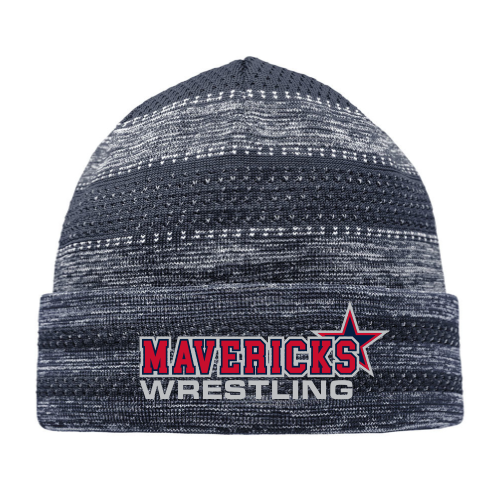 Mavericks Wrestling On-Field Knit Beanie, Navy