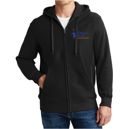 The Children's Guild Full-Zip Heavyweight Hoodie, Black