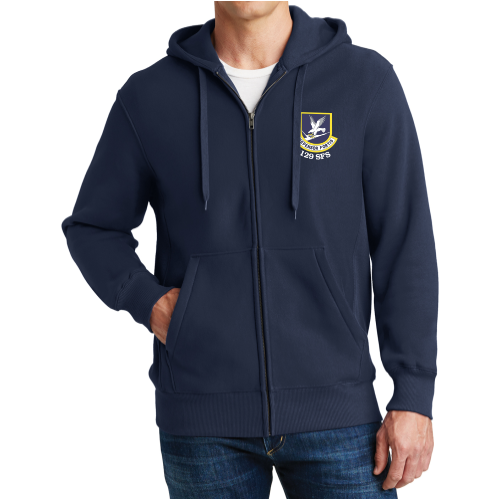 129 SFS Full-Zip Heavyweight Hoodie, Navy