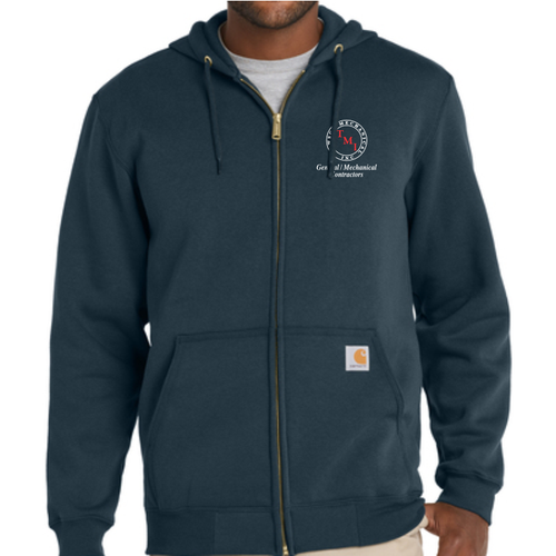 TMI Full-Zip Carhartt Hoodie, Navy TMI Full-Zip Carhartt Hoodie, Navy