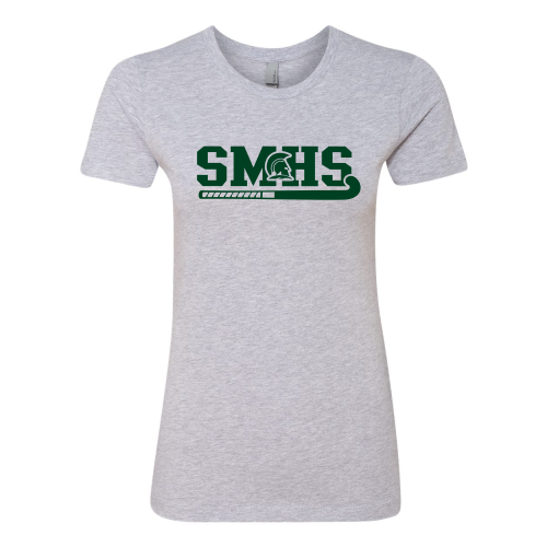 St. Mark's Field Hockey Ladies-Cut Tee, Gray