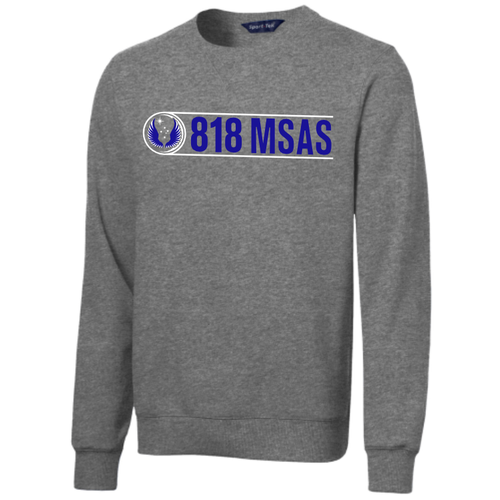 818 MSAS Crewneck Sweatshirt, Gray
