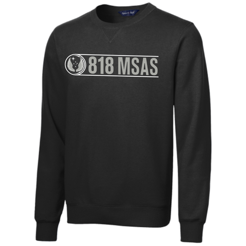 818 MSAS Crewneck Sweatshirt, Black