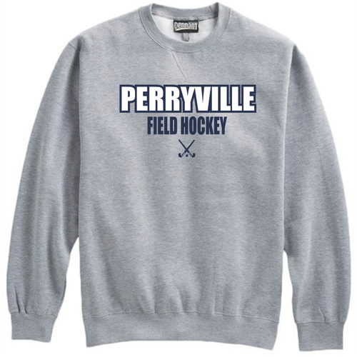 Perryville Field Hockey Crewneck, Grey