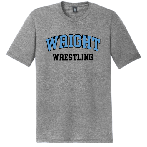 CMW Wrestling Triblend Tee, Heather Gray