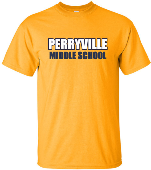 Perryville MS Tee, Gold
