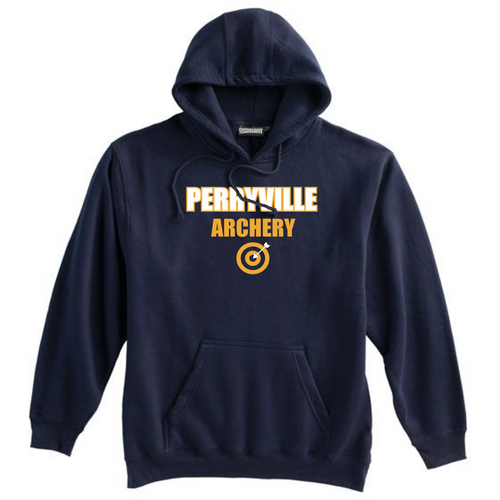 Perryville MS Archery Hooded Sweatshirt, Navy