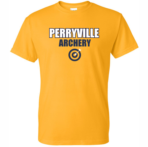 Perryville MS Archery Tee, Gold