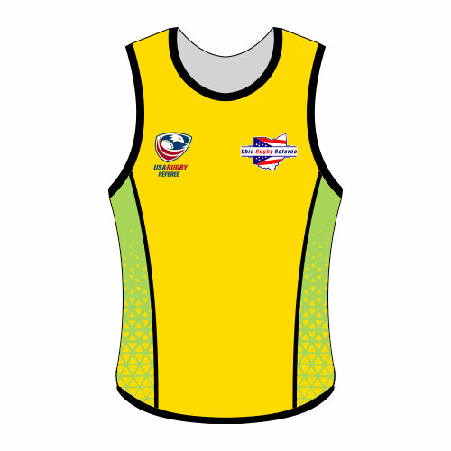 Ohio Rugby Referees Custom Singlet, Yellow